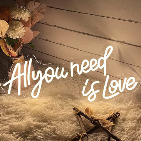 All you need is love Neon Sign