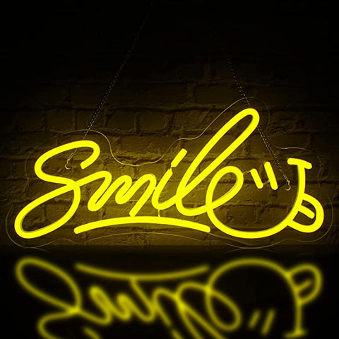 Smile Neon Sign