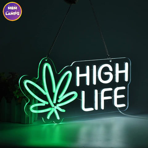 High life neon sign