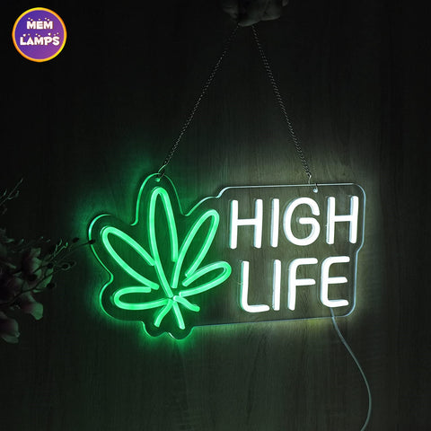 High life neon sign