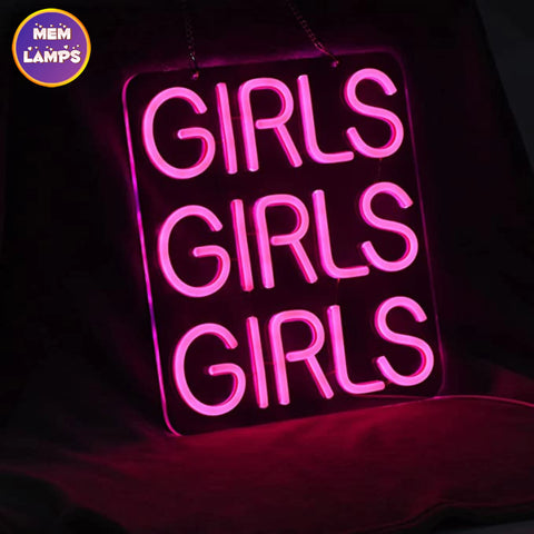 Girls girls girls Neon Sign
