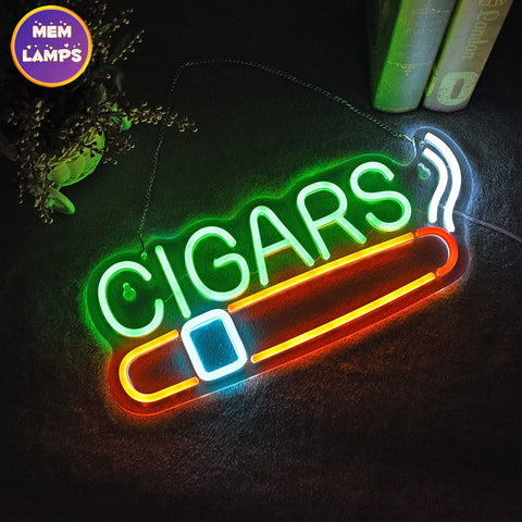 Cigar neon sign