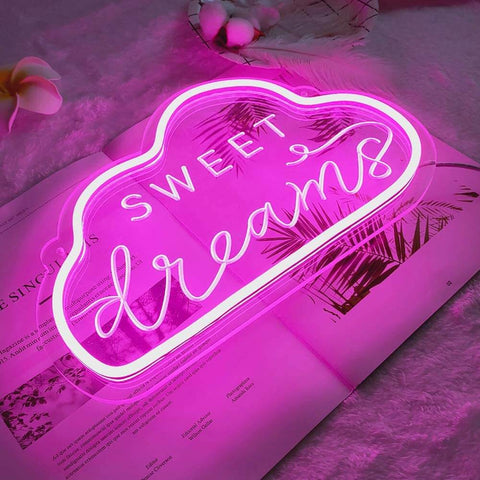 Cloud 'Sweet Dream' Neon Sign